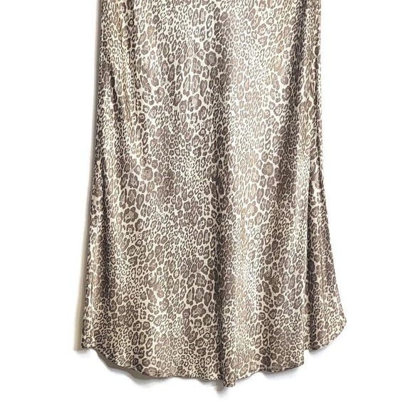Rails Leopard Print Midi Skirt in Cream and Tan - Picture 9 of 15